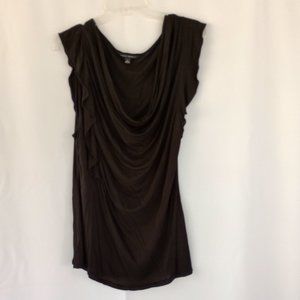 Black Sleeveless Pull Over Blouse